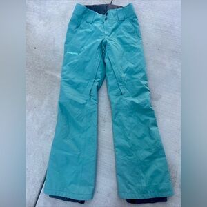 Teal Patagonia H2NO Recco Snow Ski Pants Women's Size XS extra Small patagonia